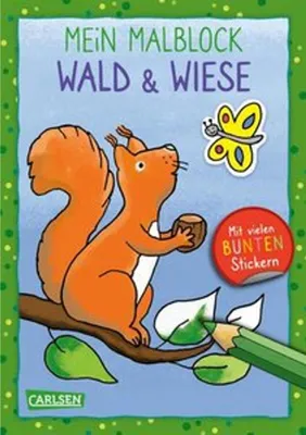 Produktbild von Mein Malblock: Wald und Wiese