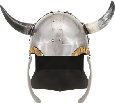 Produktbild von Möbel Fantasy Wikingerhelm LARP Silbern Stahl - Kostümschmuck CLORIS8753085