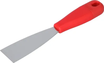 Produktbild von STUBAI Reinigungsspachtel rostfrei mit rotem Heft 40 mm