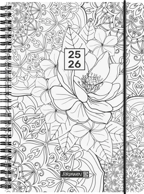 Produktbild von BRUNNEN Schülerkal. 25/26 "ZENart" 2 S. = 1 W. A5