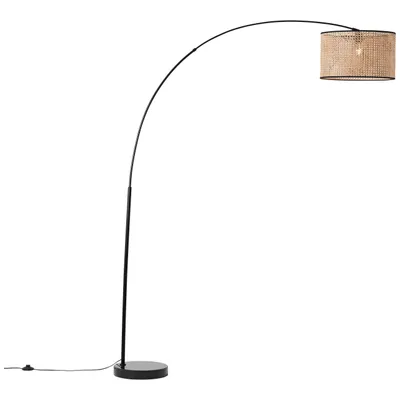 Produktbild von BRILLIANT Bogenstandleuchte 2,1m Wiley schwarz IP20 E27 42 Watt g. f. Normallampe