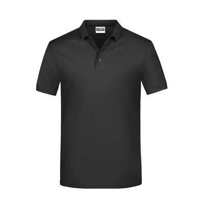 Produktbild von James And Nicholson Herren Basic Polo Shirt FU961 (L) (Schwarz)
