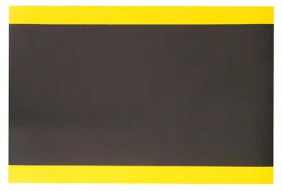 Produktbild von Antiermüdungsmatte Workstation WS - 1 Gelb & Schwarz 122 cm x 300 cm x  - Gelb & Schwarz - Anti - Rutsch - Elastischer Schaum - 9,5 mm - Innenbereich - WS - 1 - S4300ELBY