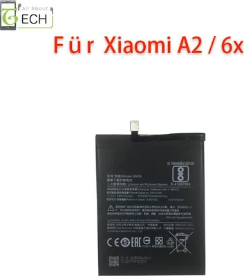 Produktbild von Für Xiaomi Akku BN36 Mi A2 Mi 6X Accu Batterie 3000mAh NEU Ersatzakku