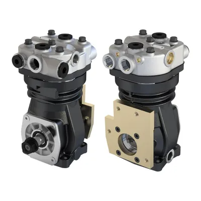 Produktbild von ROBUR BREMSE Druckluftkompressor für IVECO 01173854 MERCEDES 004 131 86 01 OEM: 4111426820, 4111428800 | 229 cc