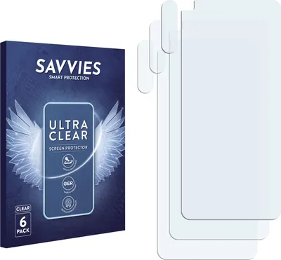 Produktbild von 6x Für OnePlus Nord CE 5G (Display+Kamera) Schutzfolie Savvies Displayschutz Display Schutz Folie Klar Transparent