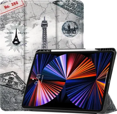 Obrázek produktu pro Ochranný kryt pro Apple iPad Pro 12,9 2021 5. generace 12,9" Slim Case pouzdro s funkcí stojánku a automatickým uspáním/probuzením