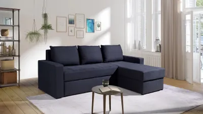 Produktbild von Sofa mit Stauraum und Kissen DENIS - grau