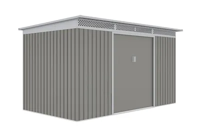 Produktbild von Gartenhaus G21 GRAH 700 - 340 x 206 cm, grau metallic
