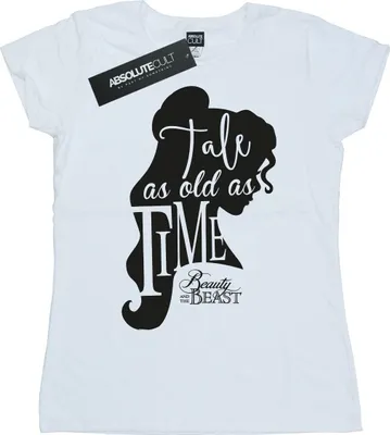 Produktbild von Disney - "Tale As Old As Time" T-Shirt für Damen BI47594 (M) (Weiß)