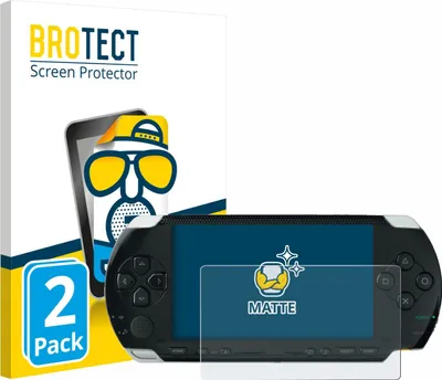 Produktbild von 2x BROTECT Schutzfolie für Sony PSP 1000 Displayschutz Displayschutzfolie Folie Matt Entspiegelungsfolie