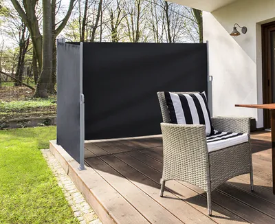 Produktbild von Haushalt International Haushalt 60251 - Beidseitiger Windschutz - anthrazit
