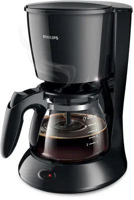 Produktbild von Philips Daily Collection Kaffeemaschine mit Glaskanne, 0,6 l, schwarz (HD7432/20)