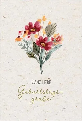 Produktbild von Ganz liebe Geburtstagsgrüße