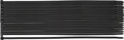 Obrázek produktu pro NEO TOOLS Nylonové stahovací pásky černé sada 100 kusů 200 mm x 3,6 mm - Silné stahovací pásky s pevností v tahu 30 kg - odolné proti UV záření
