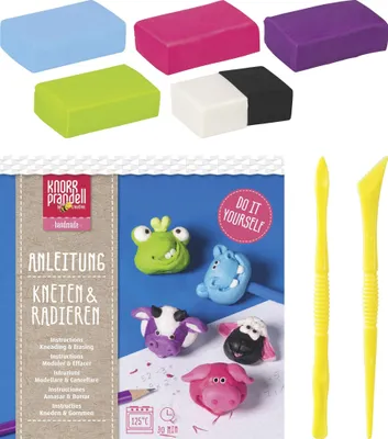 Produktbild von KNORR PRANDELL 212159103 Bastel-Set Funny Animals Kneten & Radieren