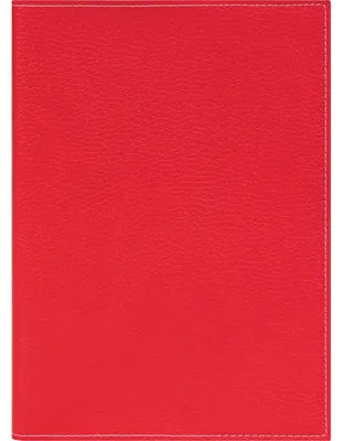 Produktbild von Buchkalender 781 21x29,7cm 1 Woche/2 Seiten Kunstleder rot 2027