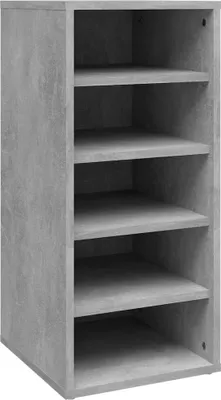 Produktbild von vidaXL Schuhschrank Betongrau 31,5x35x70 cm Holzwerkstoff