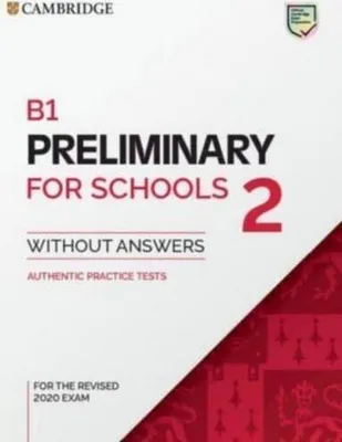 Produktbild von B1 Preliminary for Schools 2/Student's Book
