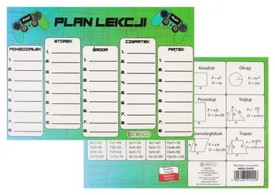 Zdjęcie produktu dla Plan lekcji A5 Pad (25szt) - Cresco