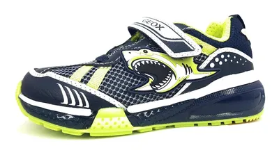 Produktbild von Geox Bayonyc Kinderschuhe Jungen Halbschuhe Klett Klettschuh Blau Freizeit, Schuhgröße:29 EU
