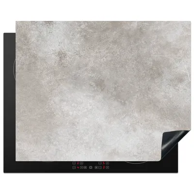Obrázek produktu pro KitchenYeah® Krycí deska na sporák betonová - šedá, 65x52cm, dekorace do kuchyně, keramický kryt varné desky, krycí deska na varnou desku