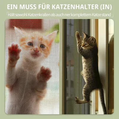 Produktbild von Selbstklebendes Anti-Mücken-Fensternetz, Nano-Gewebe, bohrfrei, katzensicher, kratzfest, zuschneidbar