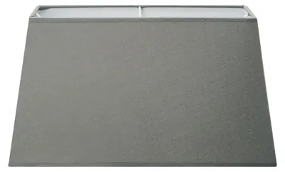 Produktbild von Home Sweet Home Stoff Lampenschirm Dunkelgrau - 35 x 30 x 19 cm