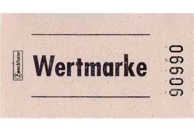 Produktbild von AVERY Zweckform Bon Rollen Wertmarken 57 x 30 mm weiß 2 x 1.000 Stück