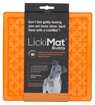 Zdjęcie produktu dla Podkładka do lizania BUDDY LICKIMAT, Kolor: Pomarańczowy