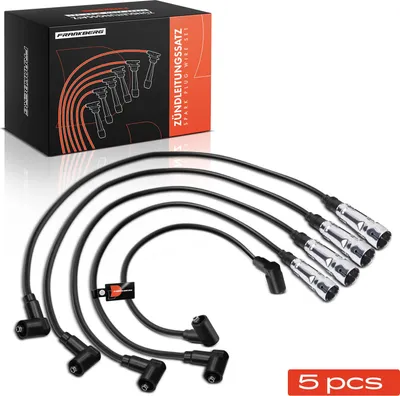 Immagine prodotto di Frankberg 5x set di cavi di accensione per VW Golf 1 2 3 Passat Caddy I II Seat Arosa