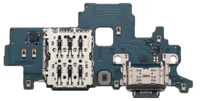 Image de Samsung, kit de réparation pour port de charge USB-C pour Samsung Galaxy A37 5G, couleur bleu canard