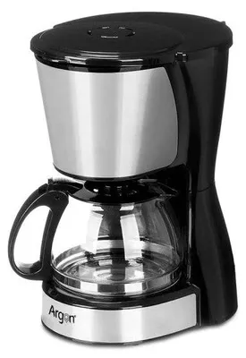 Immagine prodotto di Macchina da caffè filtro Argon con caraffa in vetro - 6 tazze - 750 ml