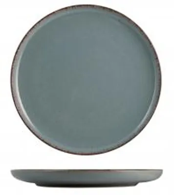 Immagine prodotto di H&H Set 6 Piatti Piani Pearl Cm 27 Azzurro