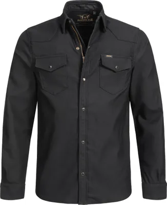 Produktbild von Rokker Black Jack Rider Hemd, schwarz, XS