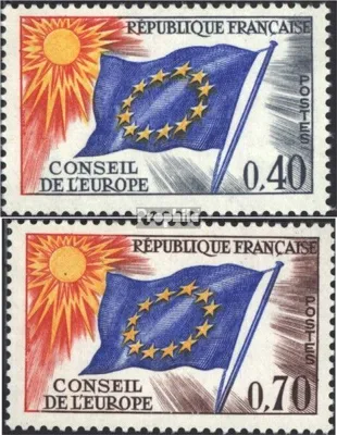 Produktbild von Briefmarken Frankreich 1969 Mi DA13-DA14 (kompl.Ausg.) gestempelt Europarat