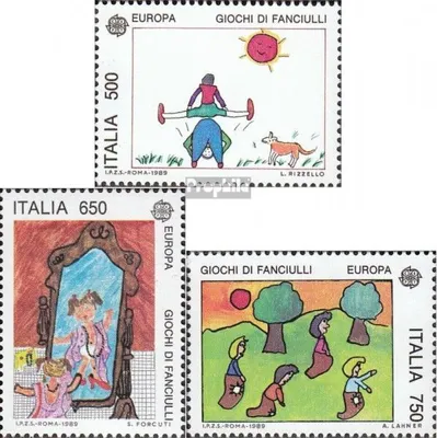 Produktbild von Briefmarken Italien 1989 Mi 2078-2080 (kompl.Ausg.) postfrisch Kinderspiele