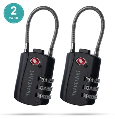 Immagine prodotto di Travelnet Lucchetto da viaggio TSA con combinazione Set da 2