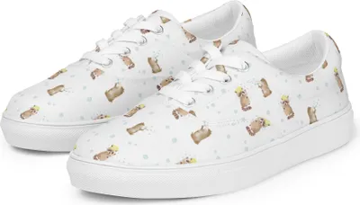 Produktbild von Mr. & Mrs. Panda Freizeitschuhe Waschbär Größe 38 1/2 - Weiß - Geschenk, Stoffschuh, Damenschuhe, Turnschuhe Damen, Fröhlich, Stoffschuhe, Sportschuhe, Tagträumen, Plan