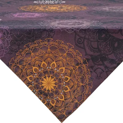 Produktbild von Erwin Müller Mitteldecke Mandala" aubergine 80x80 cm"