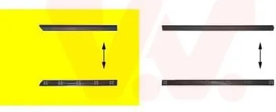 Produktbild von VAN WEZEL Zierleiste für die Tür Hinten Rechts Leiste für VW GOLF III (1H1) 5880426