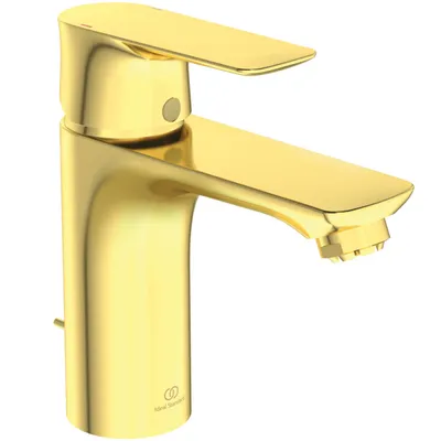 Produktbild von Ideal Standard Waschtischarmatur Connect Air Niederdruck, Ausladung 112mm A7022A2 Brushed Gold