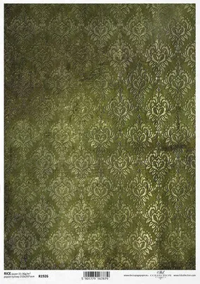 Produktbild von ITD Reispapier Decoupage Bastelpapier Serviettentechnik, R1926 Damast