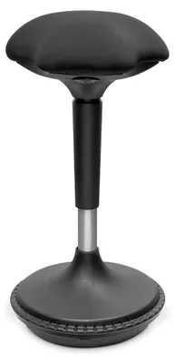Produktbild von Höhenverstellbarer ergonomischer Hocker / Stehhilfe in Schwarz