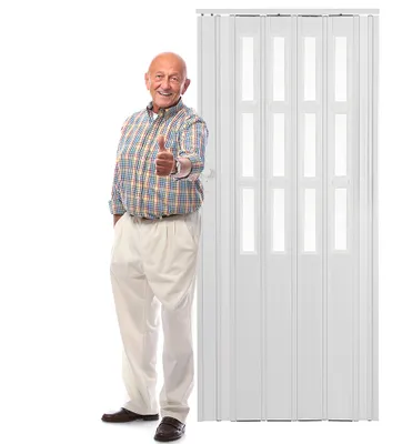 Produktbild von Drzwi Harmonijkowe St13 Białe 85 x 203 cm
