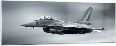 Produktbild von Bilder auf glas - Flugzeug Himmel Flug - 90x30cm - Glasbilder - Wandbilder - Kunstdruck - zum Aufhängen bereit - Wanddekoration aus Glas - Glas Bilder - Wandbild auf Glas - Einteilig - GAB90x30-3415