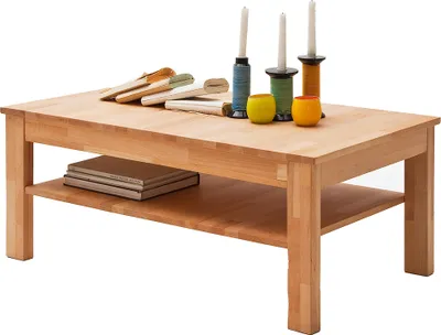 Produktbild von Couchtisch, Kernbuche massiv geölt, FOSSANO-06