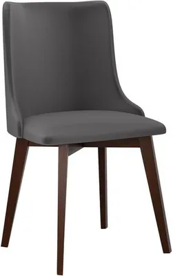 Immagine prodotto di Sedia da cucina imbottita AFTON 9 - noce / grigio scuro