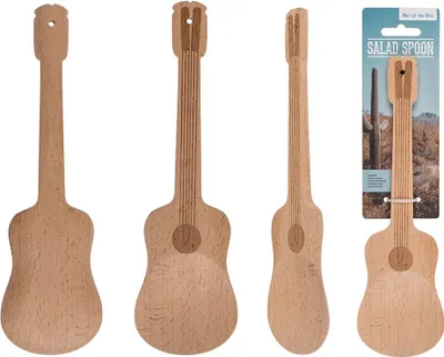 Produktbild von OOTB Holz-Salatlöffel Gitarre