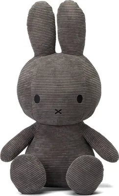 Obrázek produktu pro Miffy Cuddle Corduroy Dark Grey 70 cm